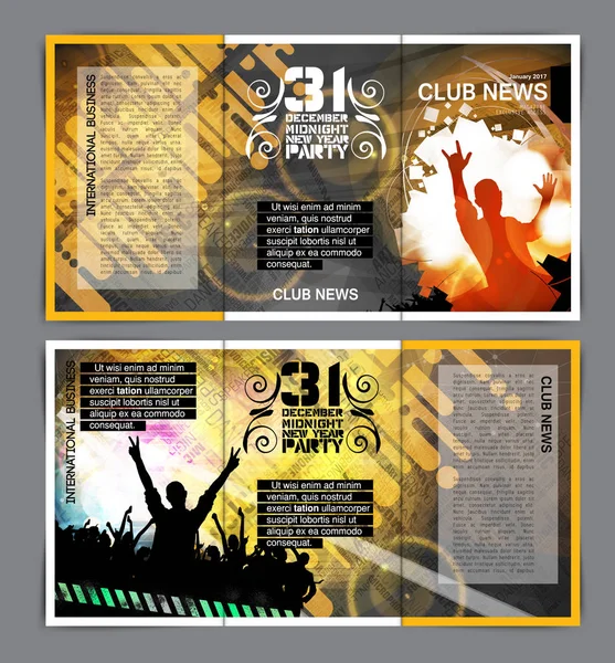 Disko parti broşürü düzeni