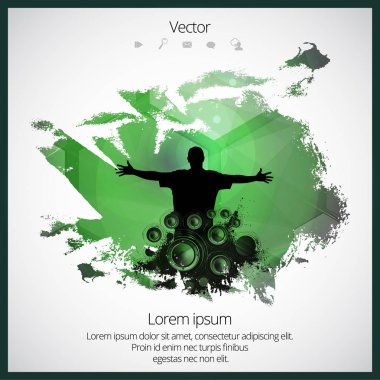 Parti olayı illüstrasyon