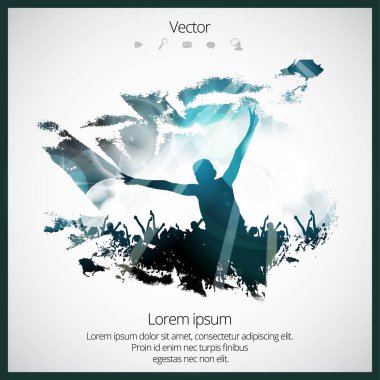 Parti olayı illüstrasyon