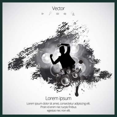 Parti olayı illüstrasyon