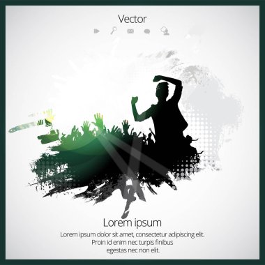 Parti olayı illüstrasyon