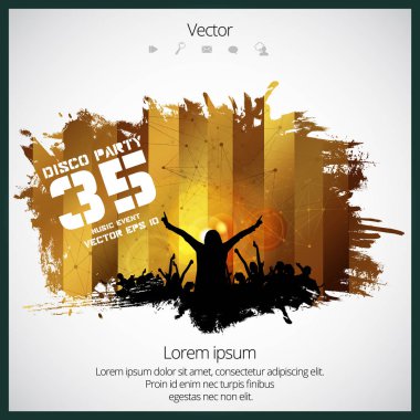 Dans eden insanların silueti 