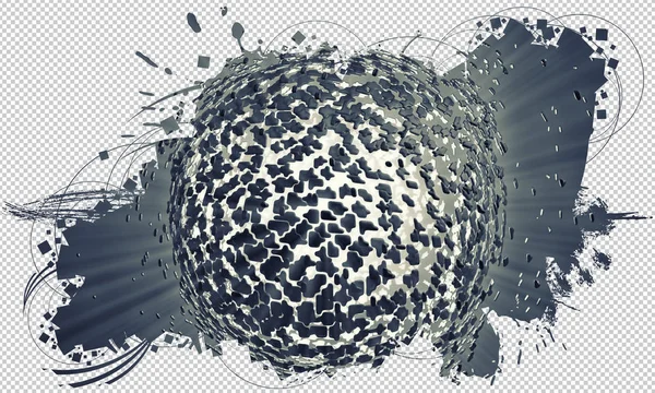 3D технологии абстрактный фон — стоковое фото