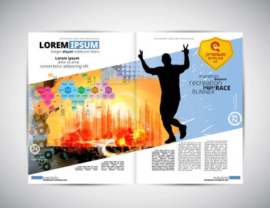 Günlük düzen illüstrasyon