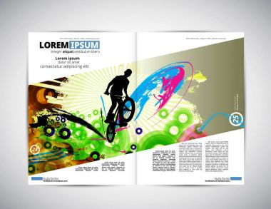 Günlük düzen illüstrasyon