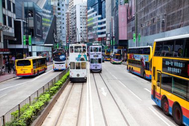 Elektrik yük arabaları ve motorlu araçlar Hong Kong