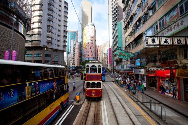 Elektrik yük arabaları ve motorlu araçlar Hong Kong