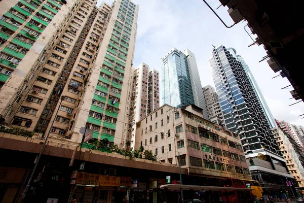 Hong Kong krajobraz miejski — Zdjęcie stockowe