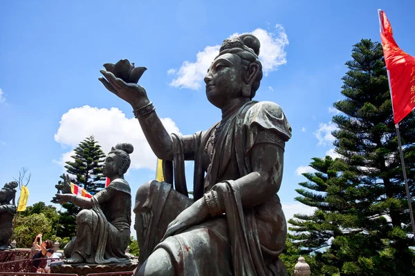 Estátua de Buda gigante em Po Lin Monaster — Fotografia de Stock