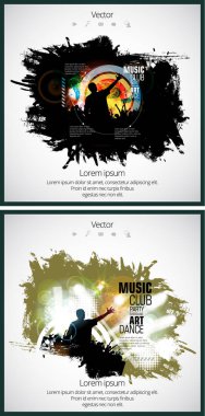 dans eden insanlar illüstrasyon