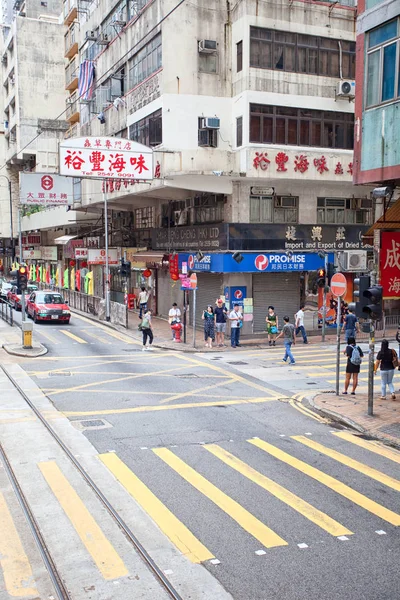 Hong Kong stedelijk landschap overdag — Stockfoto