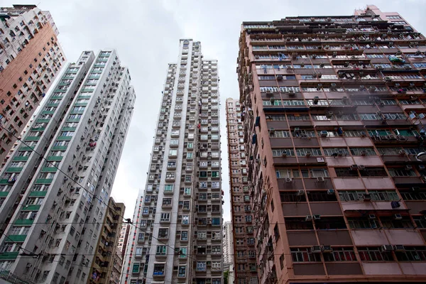 Gebäude im Stadtbild von Hongkong — Stockfoto