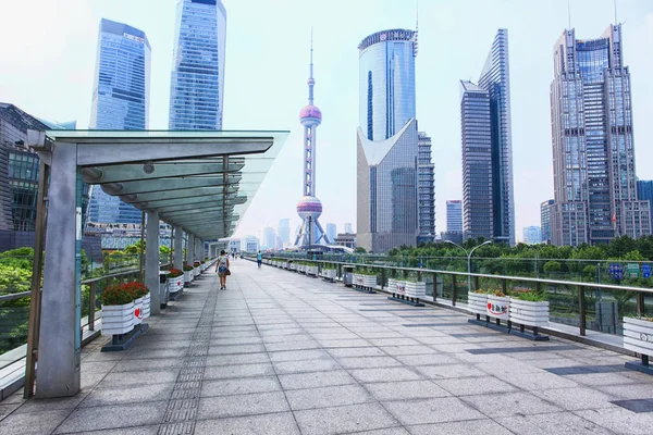 Stadtlandschaft Bürogebäude in Shanghai — Stockfoto