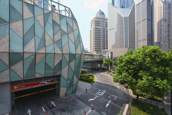 Stadtlandschaft Bürogebäude in Shanghai — Stockfoto