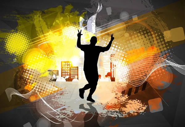 Runner spor illüstrasyon