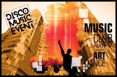 Dans eden insanların silueti