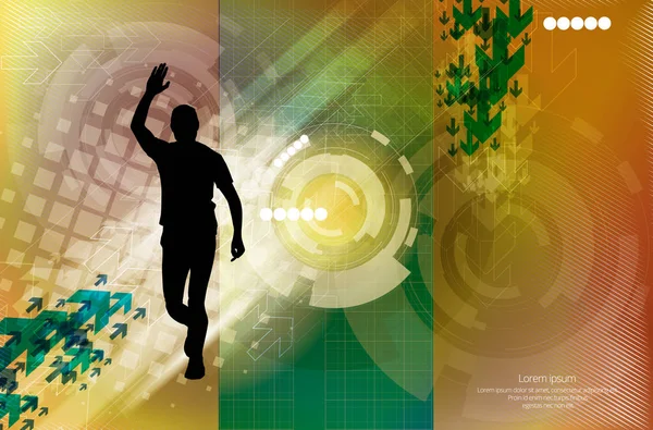 Runner spor illüstrasyon