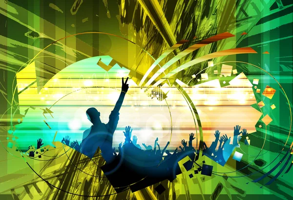 Dans eden insanların silueti