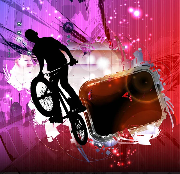 小轮车自行车图 — 图库矢量图片