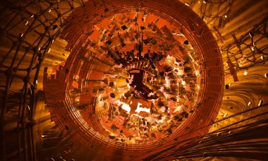 3D render, patlama arka plan 