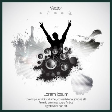 İnsanlar dans ile parti arka plan