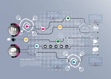 İş Infographic düzeni