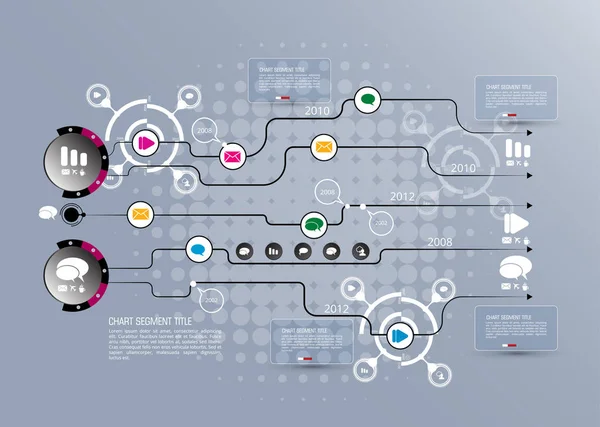 İş Infographic düzeni