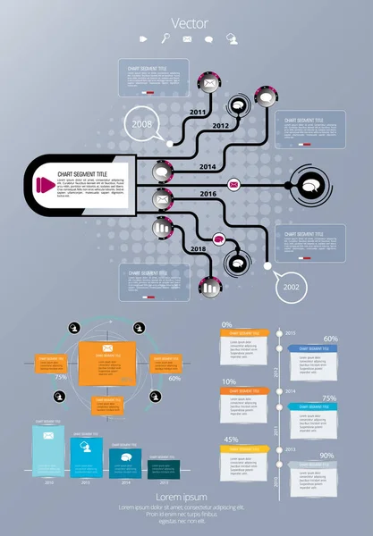 Biznes Infographic układ — Wektor stockowy