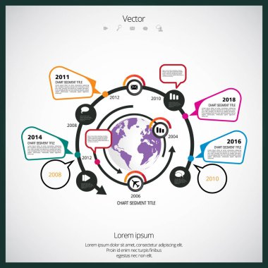 Infographic konsept illüstrasyon