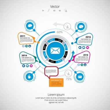 Infographic konsept illüstrasyon