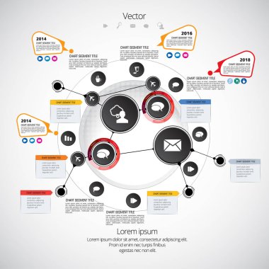Infographic konsept illüstrasyon