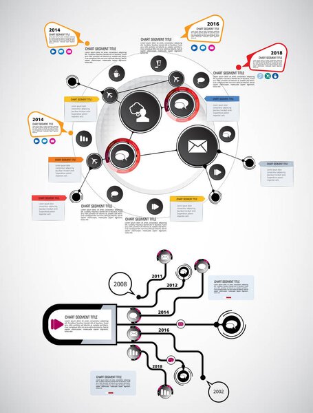 Infographics Templates illustration