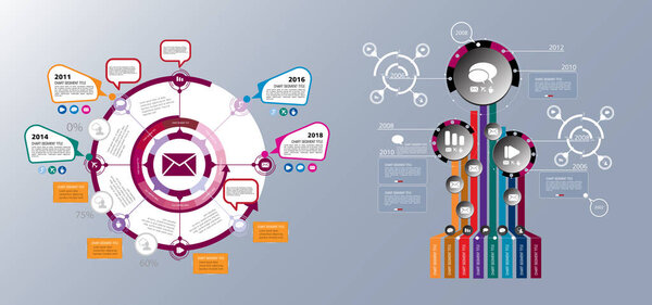 Business infographic layout