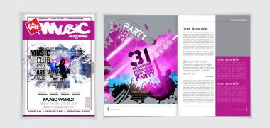 Parti dergisi kapak şablonu