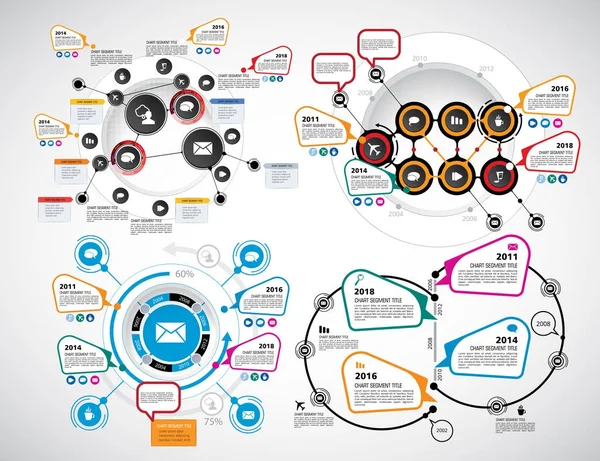 Layout de Infográficos de Negócios —  Vetores de Stock