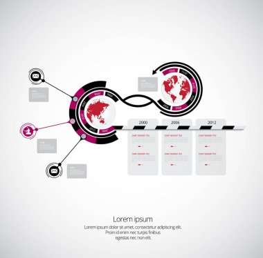 iş Infographic elemanları