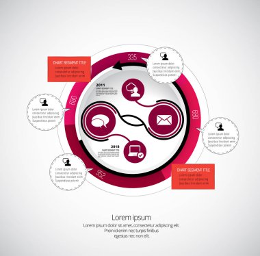 iş Infographic elemanları
