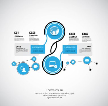 iş Infographic elemanları