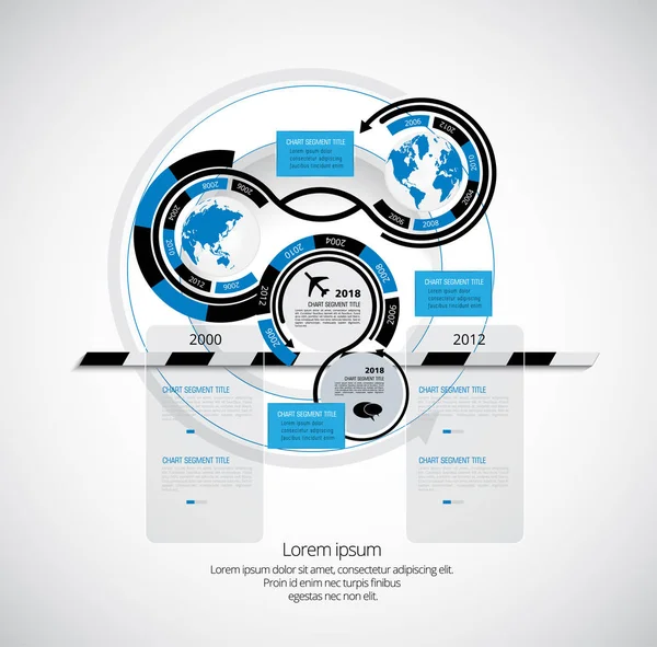 Business Infographic Concept Illustration — Stock Vector