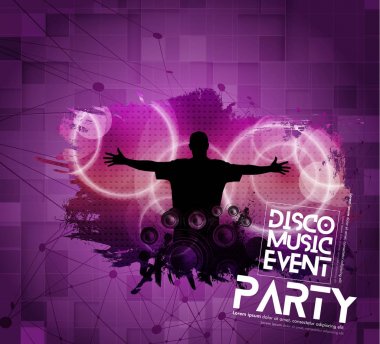 insanlar dans ile müzik arka plan