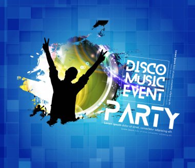 insanlar dans ile müzik arka plan