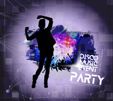 insanlar dans ile müzik arka plan