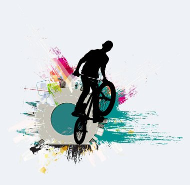 Bisiklet jumper, spor arka plan