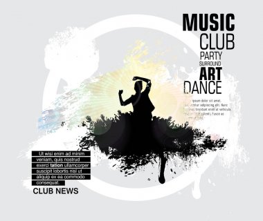 Büyük müzik etkinliği. Poster veya başlık sayfası için arka plan.