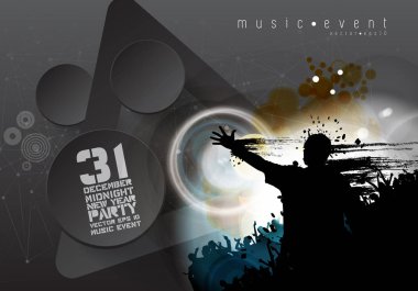 Dans eden insanlar, müzik olay poster