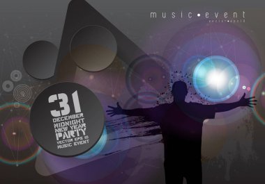 Dans eden insanlar, müzik olay poster