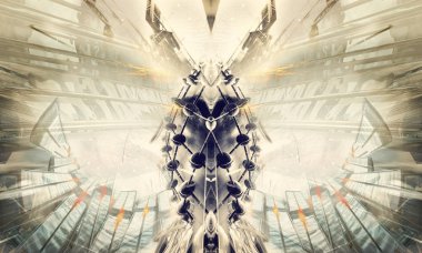 teknolojik altyapı 3D render