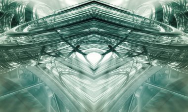 teknolojik altyapı 3D render