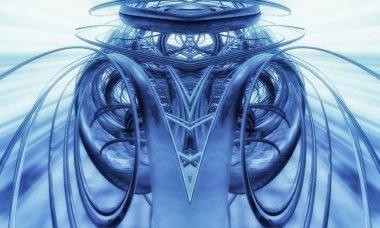 teknolojik altyapı 3D render