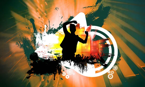 Abstract Background Dancing People — Stock Photo, Image